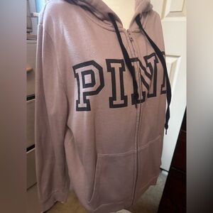 PINK Victoria's Secret Lavender Zip Up Hoodie